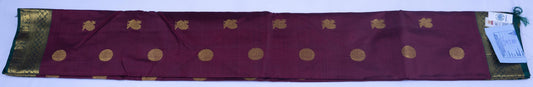 Handloom Purple Kanjeevaram Silk with Intricate Gold Work
