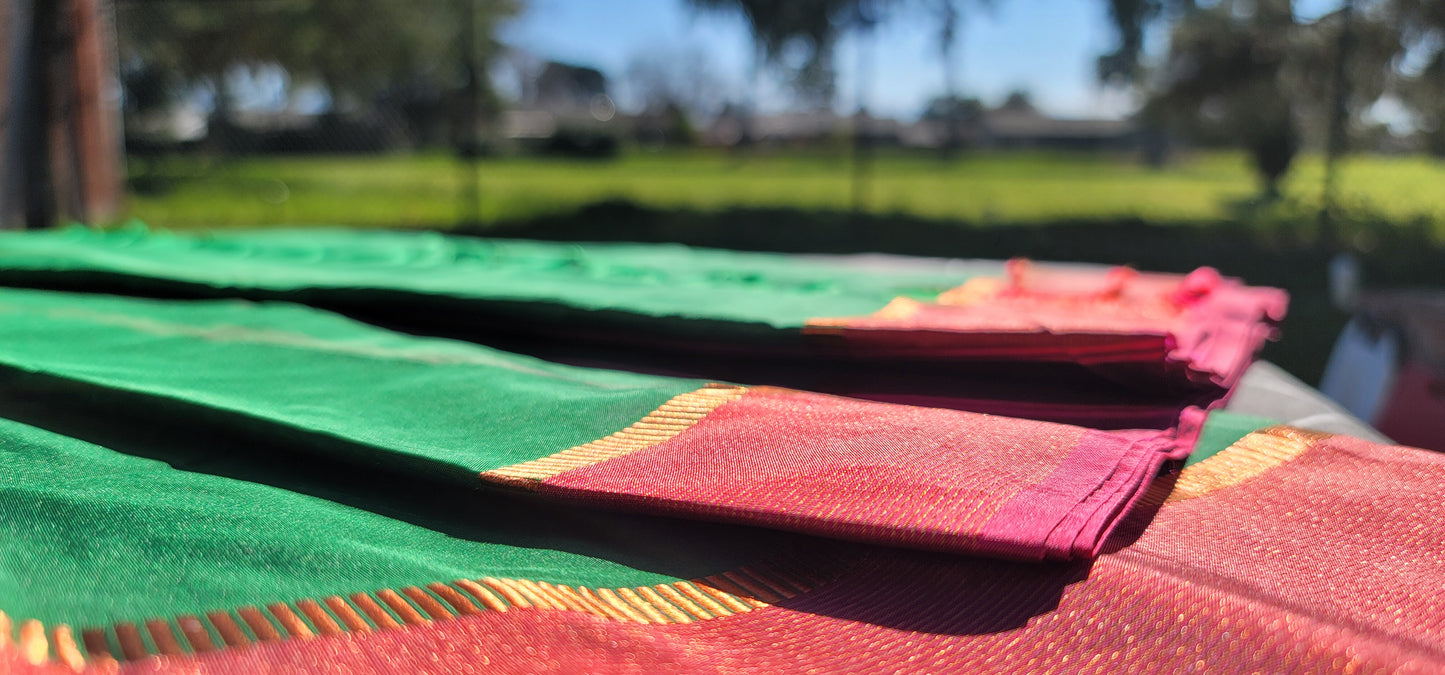 Elegant Bottle Green Soft Silk Saree