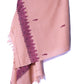 Kashmiri Hand embroidered stoles with Ari work on Merino wool for Winter - Cream with Dark Boundary Valentine Gift
