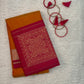 Handloom Kanjeevaram Bold Yellow Saree with Pink Patola Design