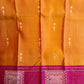 Handloom Kanjeevaram Bold Yellow Saree with Pink Patola Design