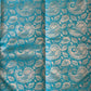 Handloom Kanjeevaram Violet Silk Saree, Gold & Silver Leaf Motifs