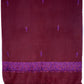 Kashmiri Hand embroidered stoles with Ari work on Merino wool for Winter - Purple with light Purple Boundary - Valentine Gift