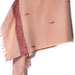 Kashmiri Hand embroidered stoles with Ari work on Merino wool for Winter - Cream with Brown Boundary Valentine Gift