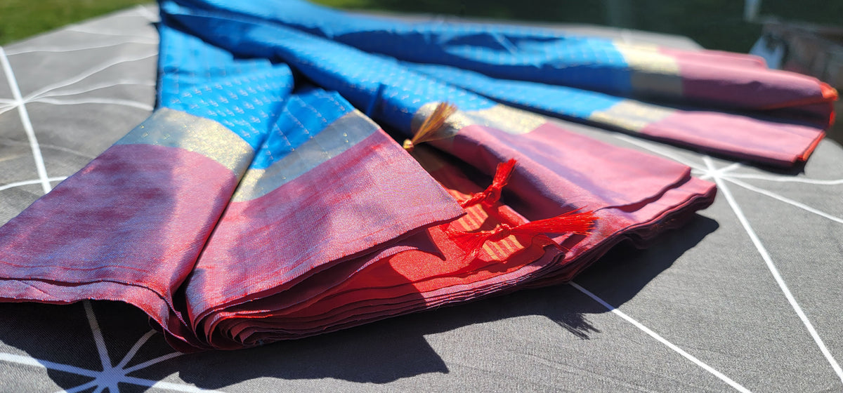 Graceful Light Blue Saree